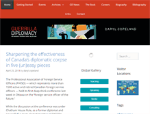 Tablet Screenshot of guerrilladiplomacy.com